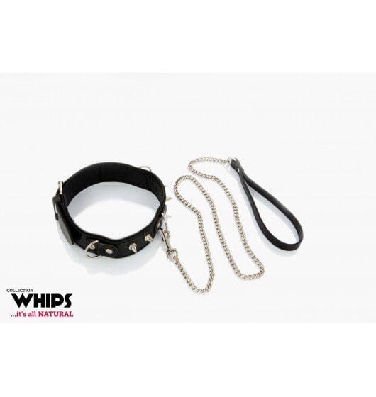 Obroża Niewolnika Ze Smyczą Whips 9 Obroża Niewolnika Ze Smyczą Whips
