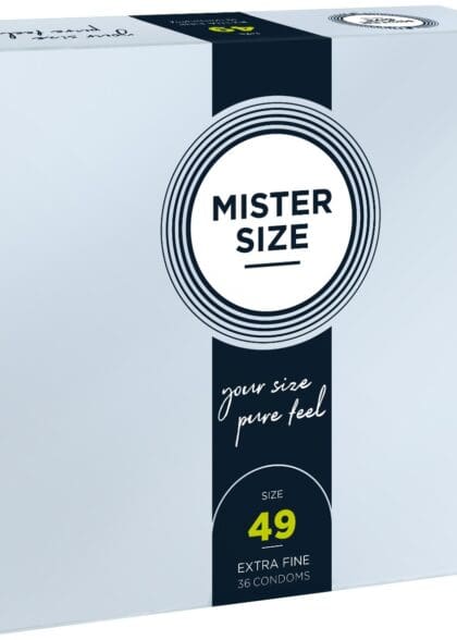 49 Mm Condoms 36 Pieces Mister.Size