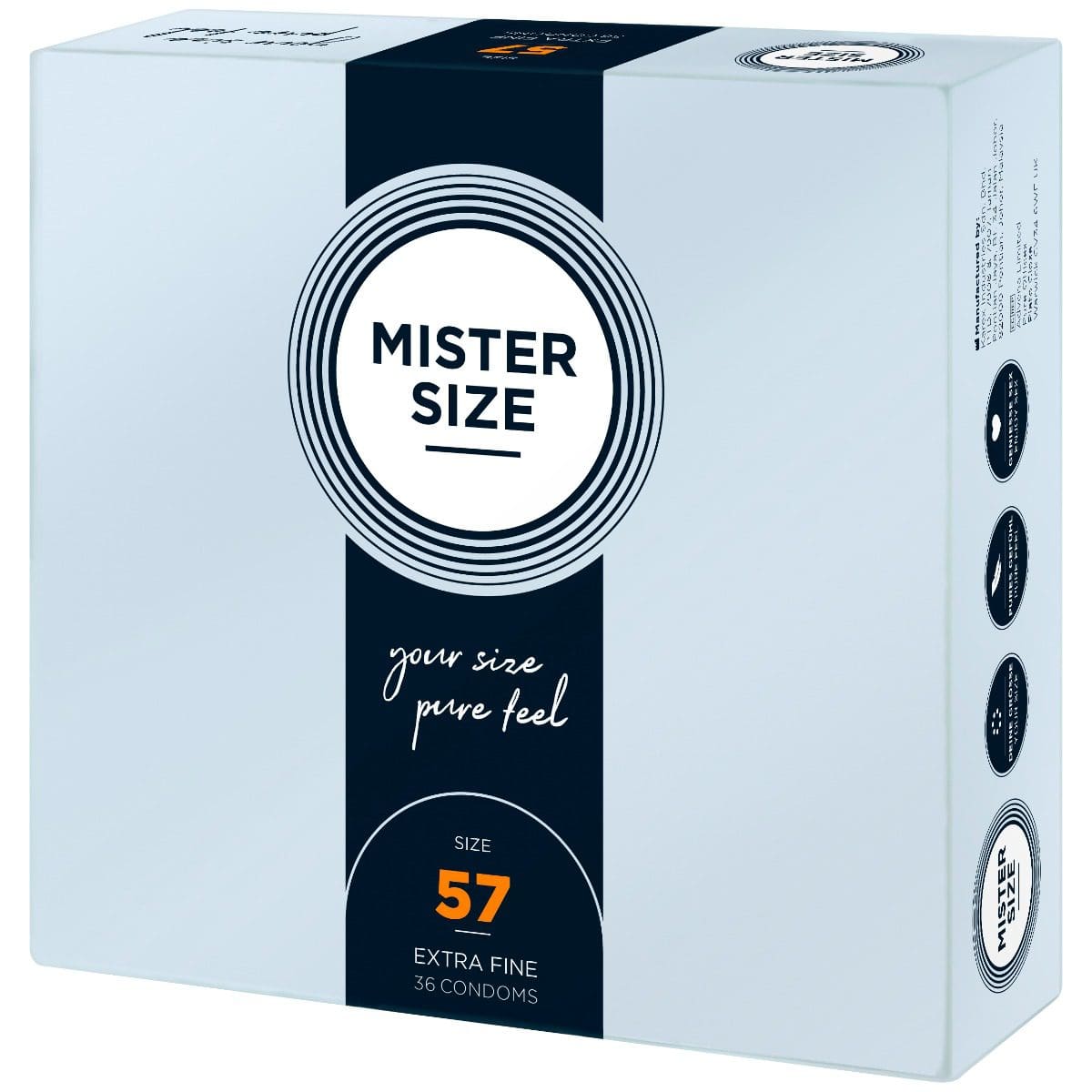 57 Mm Condoms 36 Pieces Mister.Size 5 57 Mm Condoms 36 Pieces Mister.Size