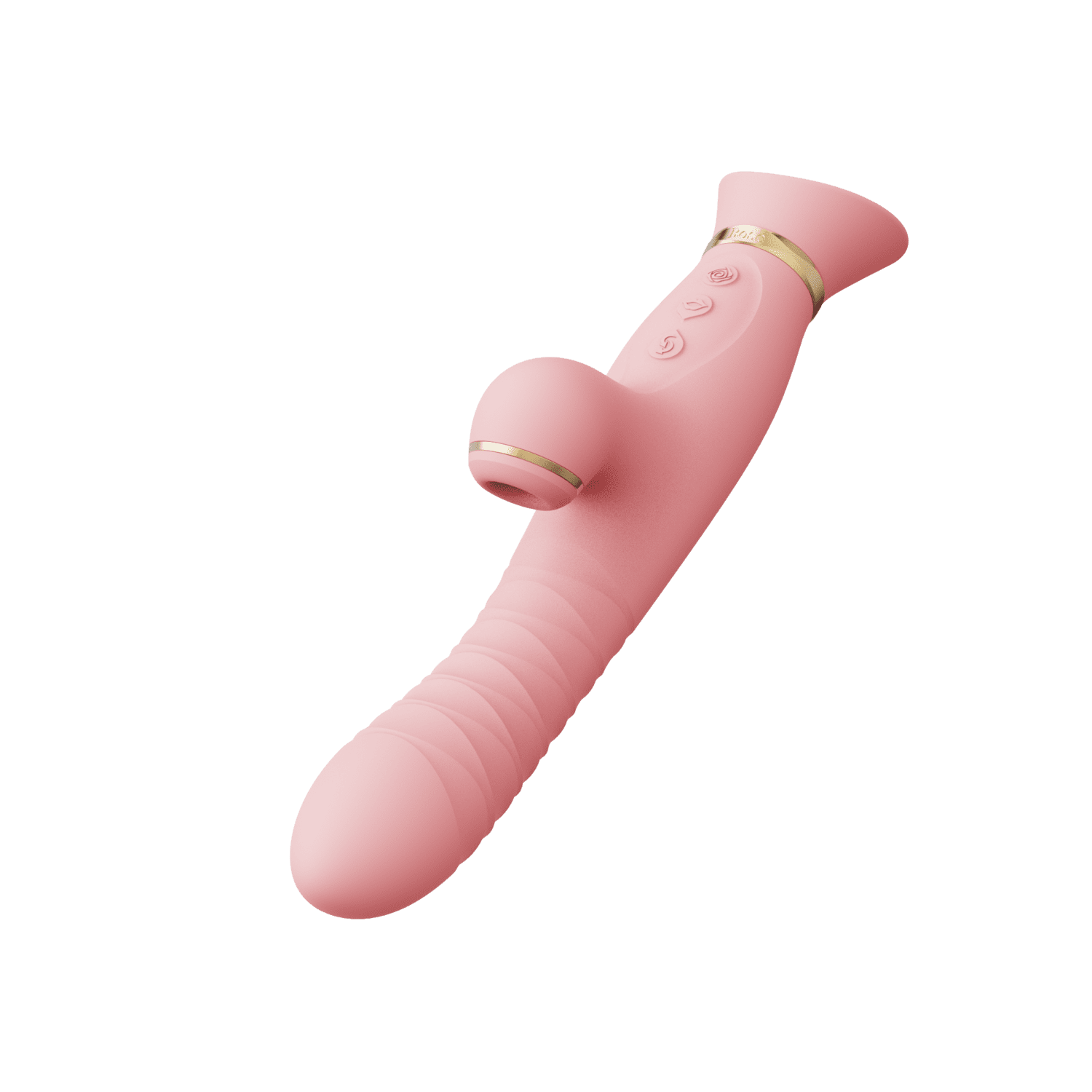 Wibrator Wielofunkcyjny Rose Thruster Strawberry Pink Zalo 7 Wibrator Wielofunkcyjny Rose Thruster Strawberry Pink Zalo