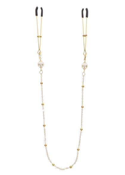Zaciski Na Sutki Tweezers Pearl & Deluxe Chain Taboom