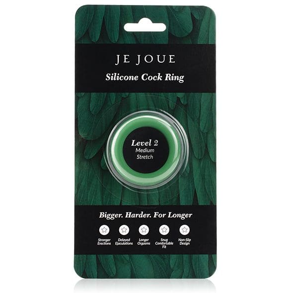 Rozciągliwy Silikonowy Pierścień Erekcyjny Medium Stretch Silicone Cock Ring Green Je Joue 6 Rozciągliwy Silikonowy Pierścień Erekcyjny Medium Stretch Silicone Cock Ring Green Je Joue