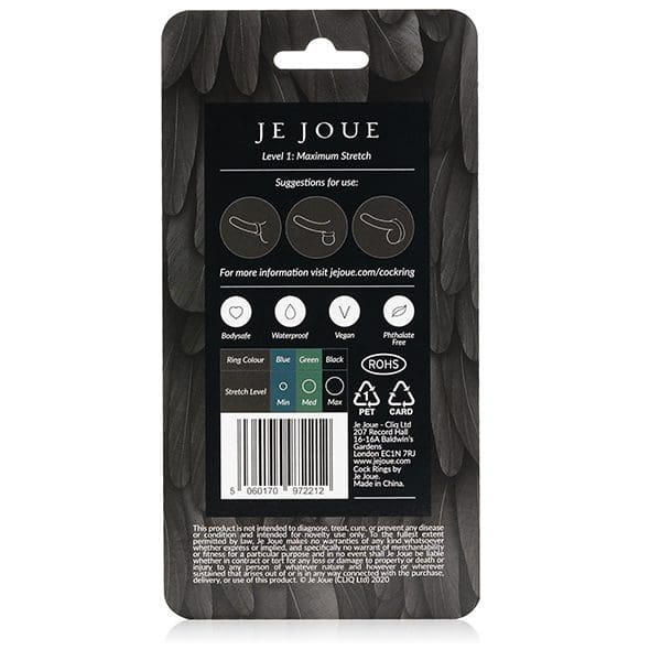 Rozciągliwy Silikonowy Pierścień Erekcyjny Maximum Stretch Silicone Cock Ring Black Je Joue 6 Rozciągliwy Silikonowy Pierścień Erekcyjny Maximum Stretch Silicone Cock Ring Black Je Joue