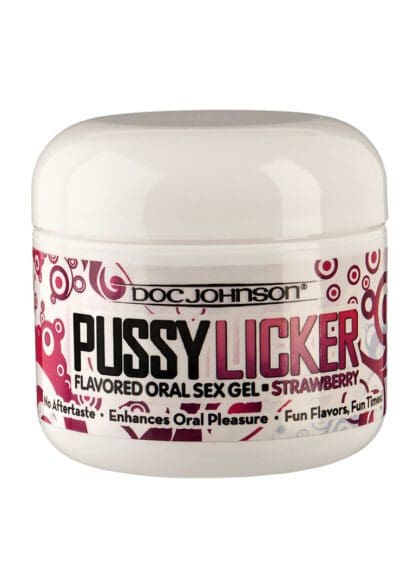 Lubrykant Do Seksu Oralnego Pussy Licker Strawberry 59Ml Doc Johnson