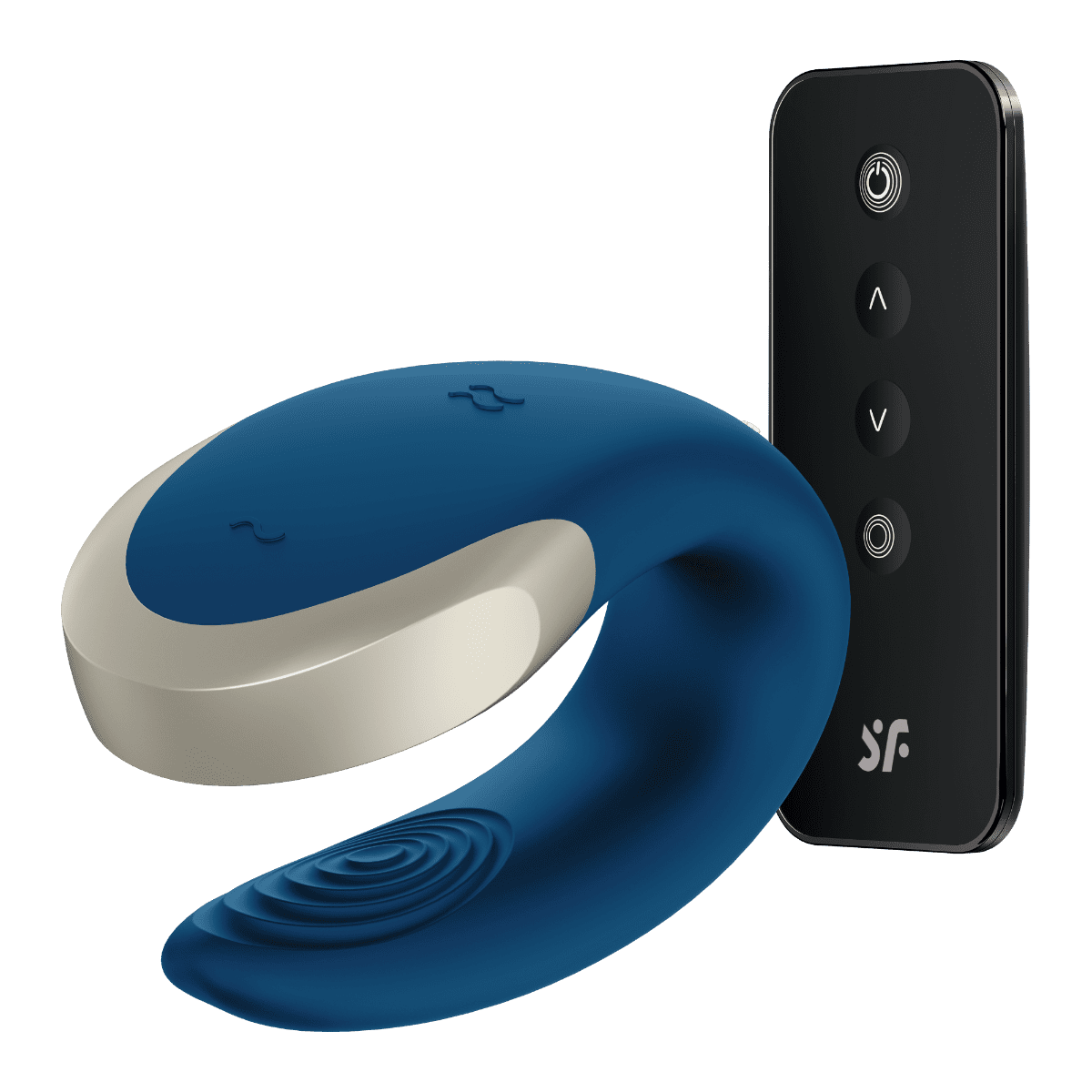 Wibrator dla par Double Love Blue Satisfyer