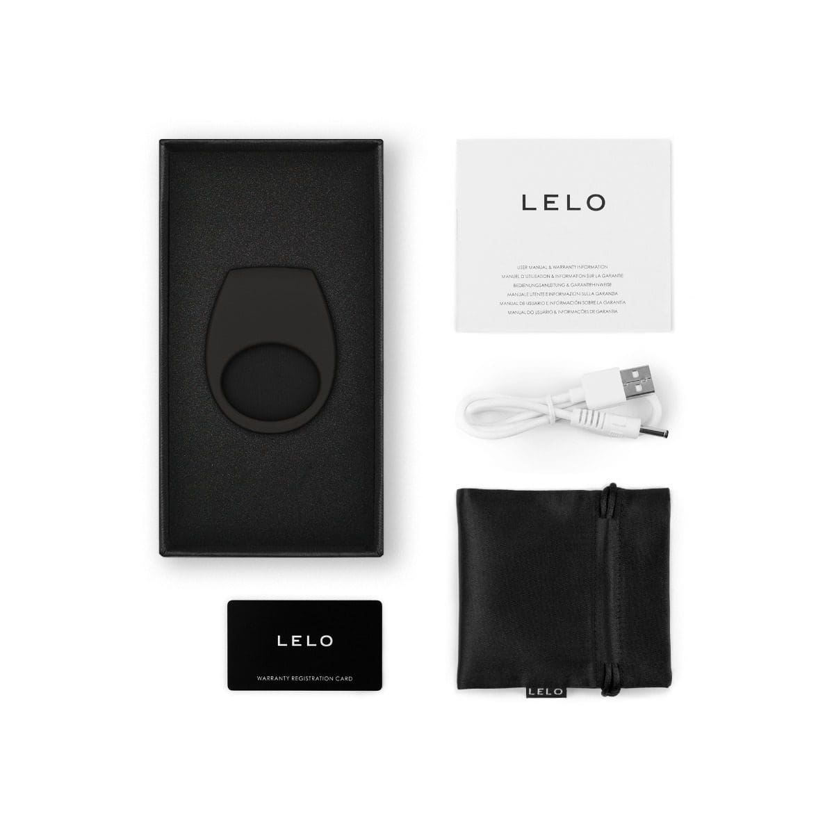 Wibrujący Pierścień Erekcyjny Tor 3 Black Lelo 4 Wibrujący Pierścień Erekcyjny Tor 3 Black Lelo