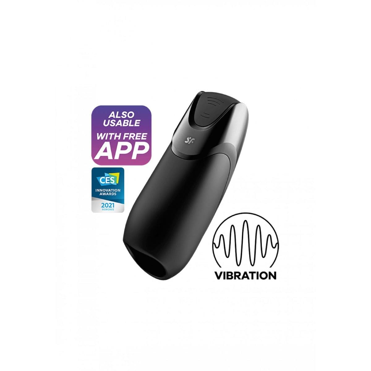 Sterowany Aplikacją Wibrujący Masturbator Men Vibration+ Satisfyer 5 Sterowany Aplikacją Wibrujący Masturbator Men Vibration+ Satisfyer