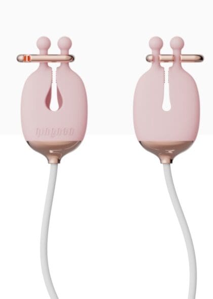 Zaciski Na Sutki No.2 Vibrating Nipple Clamps Pink Qingnan