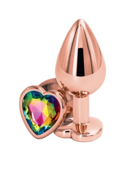 Korek Analny Rear Assets Heart M Rose Gold NS Novelties