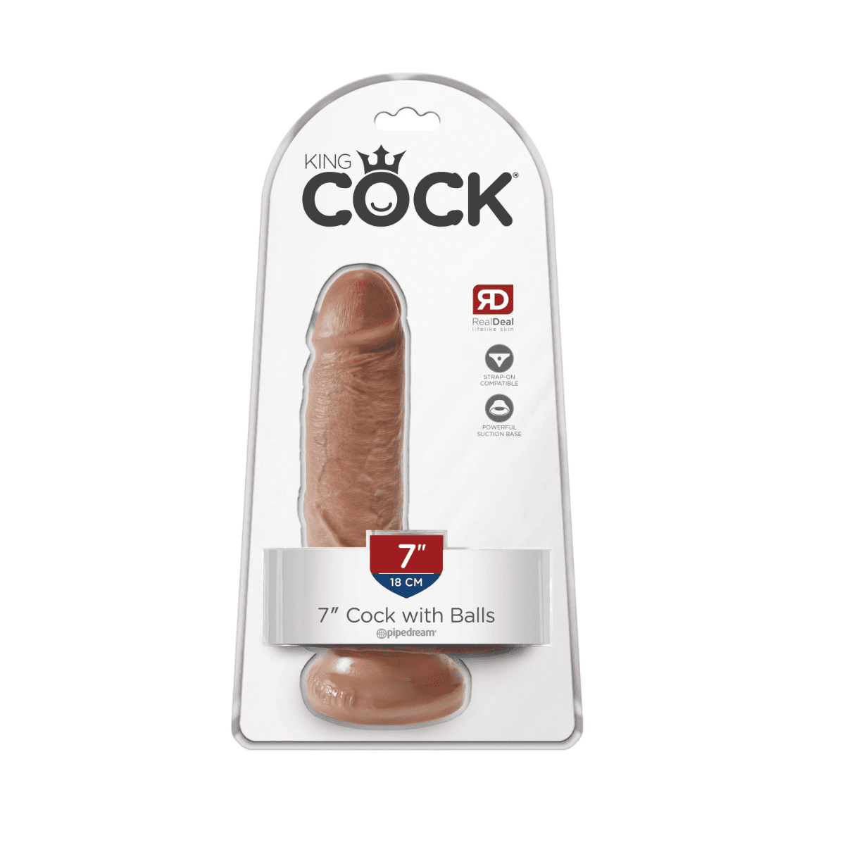 Dildo King Cock With Bals 7 Tan Pipedream 4 Dildo King Cock With Bals 7 Tan Pipedream