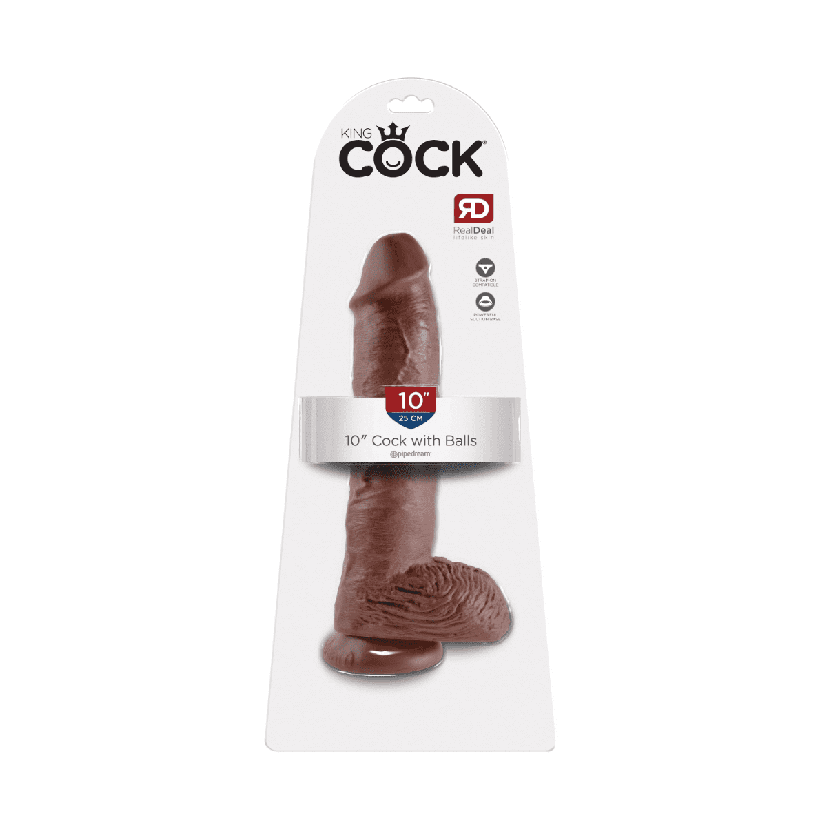 Dildo King Cock With Bals 10 Brown Pipedream 4 Dildo King Cock With Bals 10 Brown Pipedream