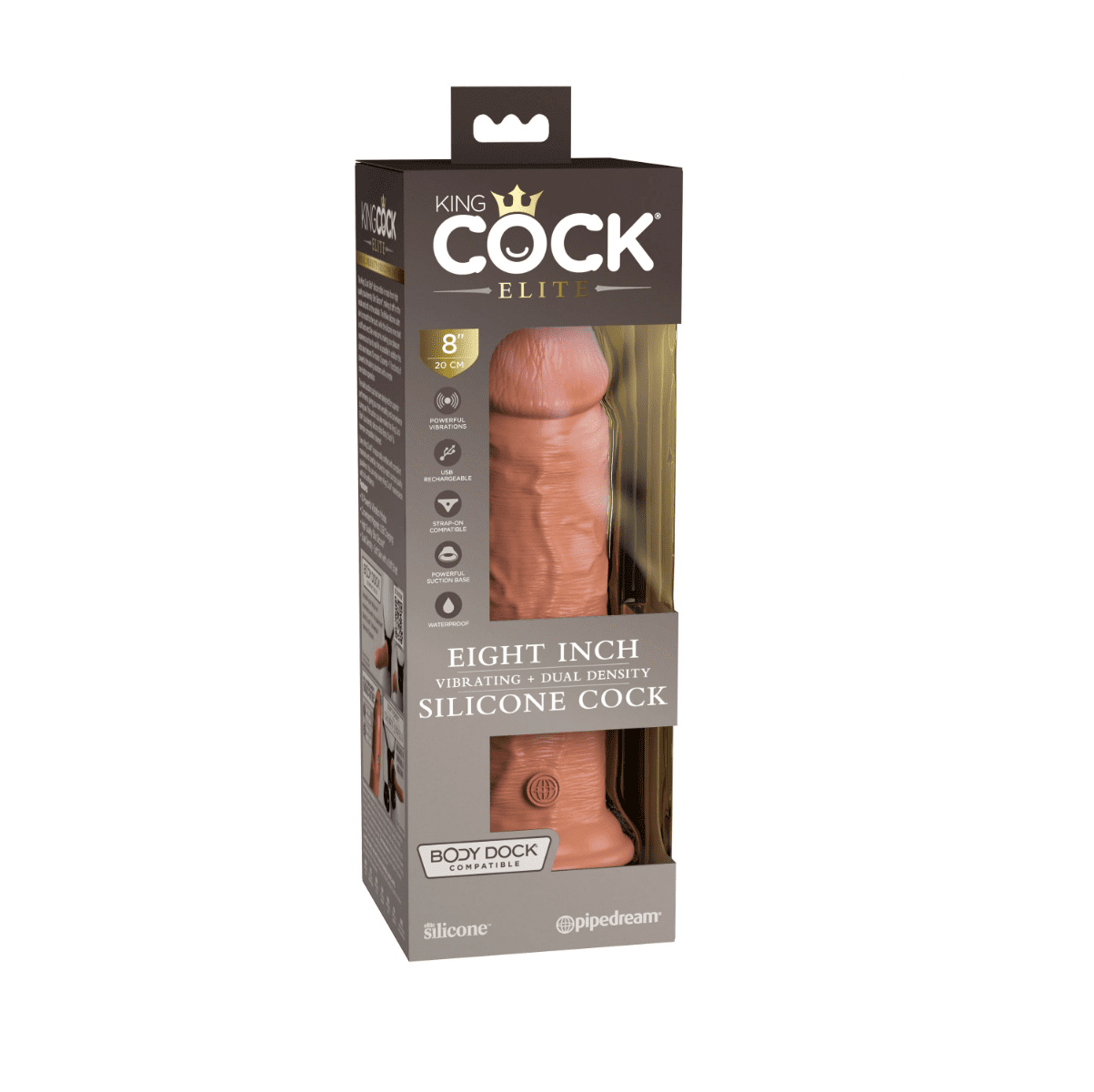 Wibrujące Dildo King Cock Elite Silicone Dual Density Cock 8 Pipedream 4 Wibrujące Dildo King Cock Elite Silicone Dual Density Cock 8 Pipedream