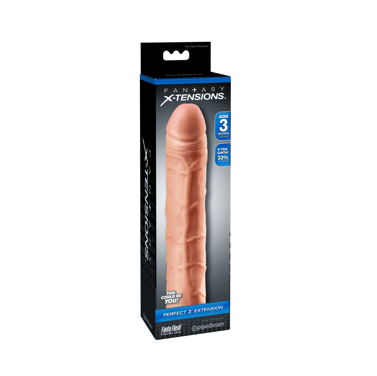 Nakładka Na Penisa Fantasy X-Tensions Perfect 3" Extension Light Pipedream 5 Nakładka Na Penisa Fantasy X-Tensions Perfect 3" Extension Light Pipedream
