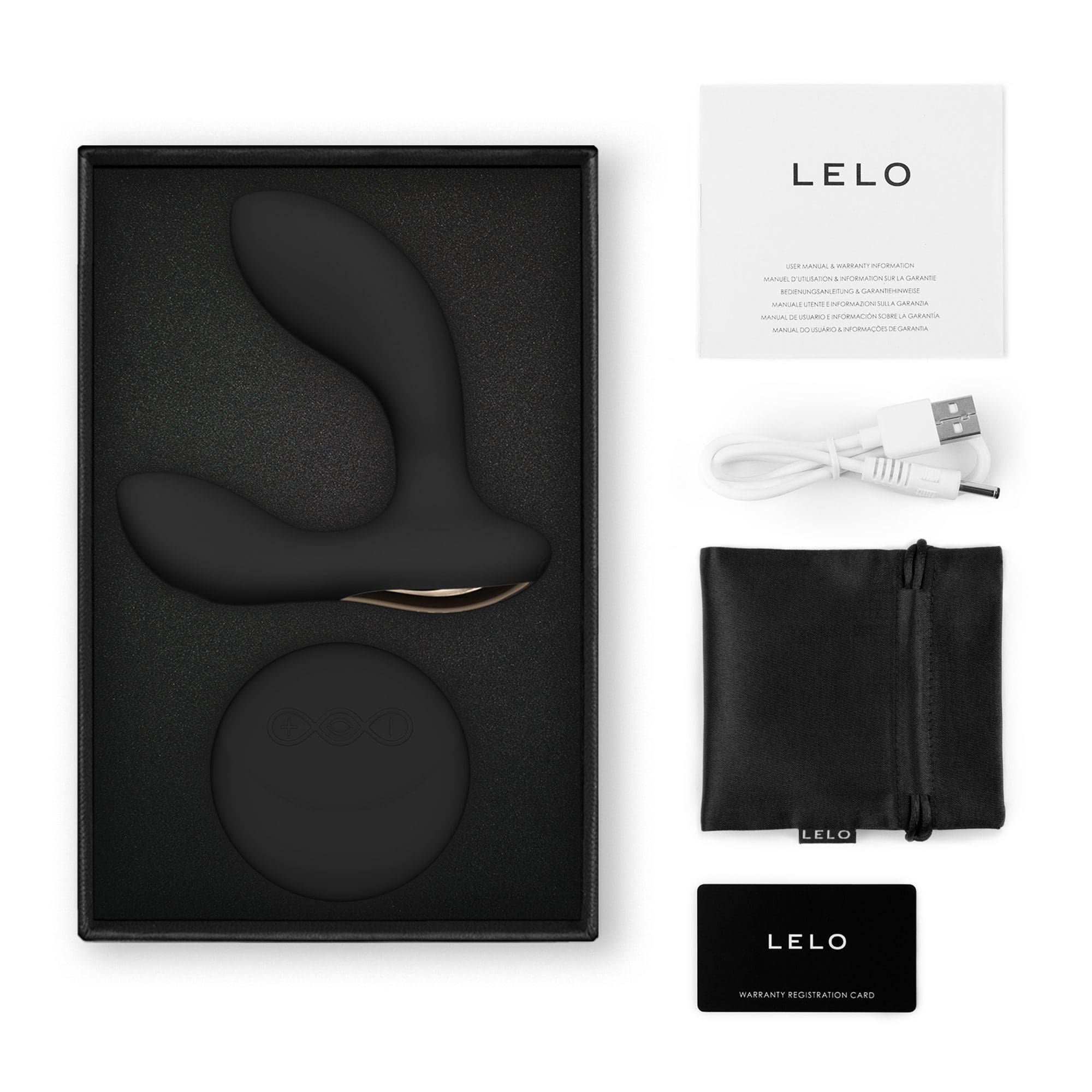 Masażer Prostaty Hugo 2 Remote Black Lelo 4 Masażer Prostaty Hugo 2 Remote Black Lelo