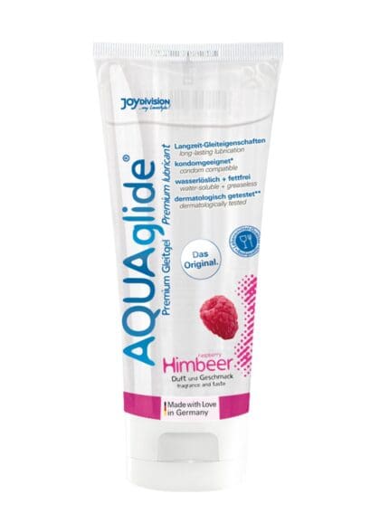 Lubrykant Wodny O Smaku Malinowym Aquaglide Raspberry 100 Ml JoyDivision