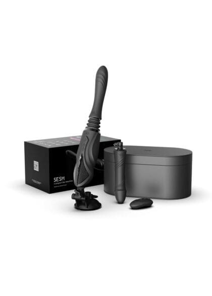 Maszyna Do Seksu Sesh Compact Sex Machine Obsidian Black Zalo