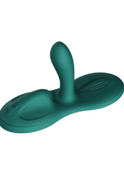 Wibrator Wielofunkcyjny Flora Turquoise Green Zalo