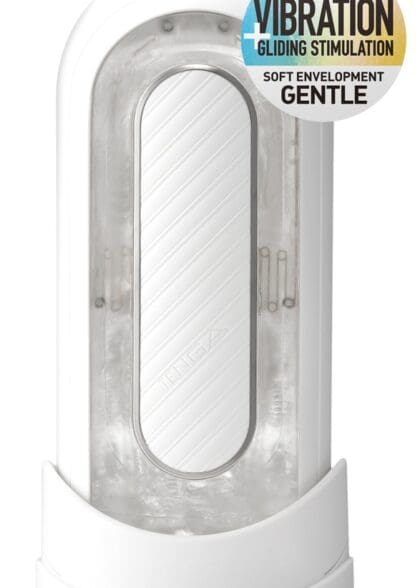 Masturbator Flip Zero Electronic Vibration White Tenga
