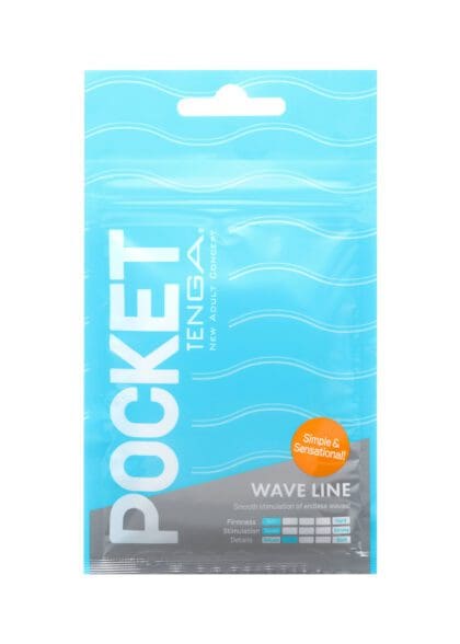 Masturbator Pocket Stroker Wave Line Tenga