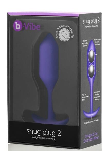 Korek analny Snug Plug 2 Purple b-Vibe