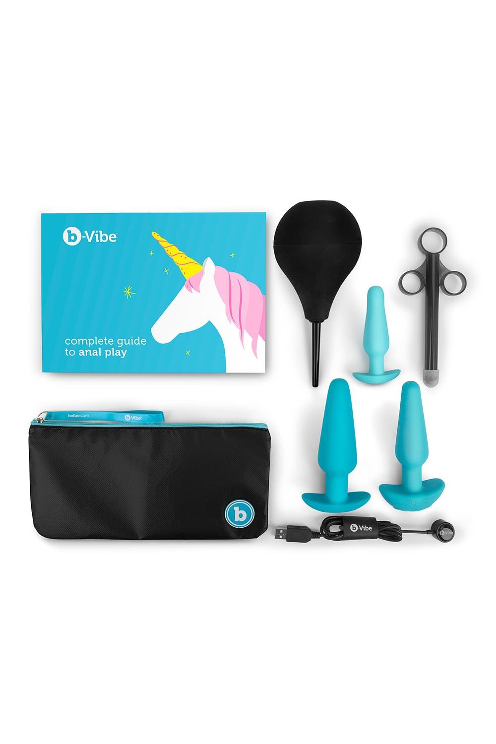 Zestaw treningowy Anal Education Set Blue b-Vibe 6 Zestaw treningowy Anal Education Set Blue b-Vibe