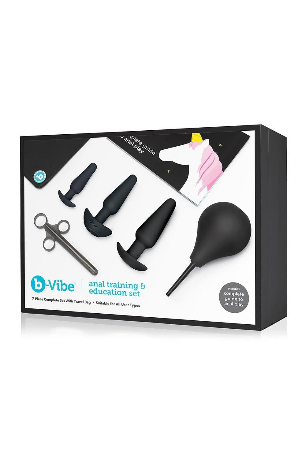 Zestaw zabawek analnych Anal Education Set Black b-Vibe 5 Zestaw zabawek analnych Anal Education Set Black b-Vibe