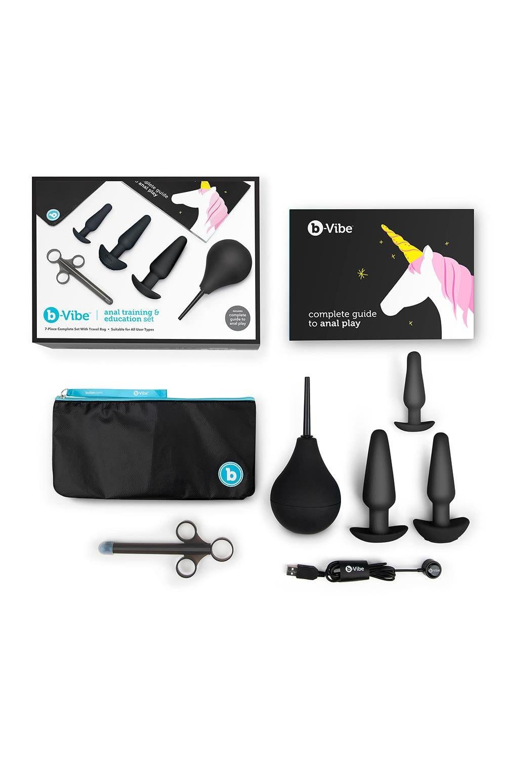 Zestaw zabawek analnych Anal Education Set Black b-Vibe 5 Zestaw zabawek analnych Anal Education Set Black b-Vibe