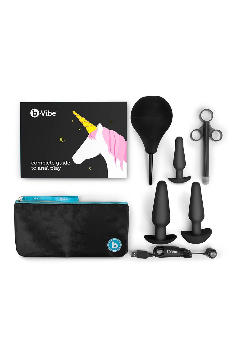 Zestaw zabawek analnych Anal Education Set Black b-Vibe 6 Zestaw zabawek analnych Anal Education Set Black b-Vibe