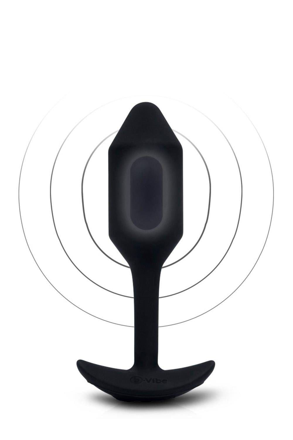 Korek analny Vibrating Snug Plug 2 Black b-Vibe 4 Korek analny Vibrating Snug Plug 2 Black b-Vibe