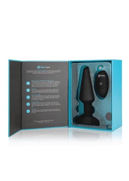Korek Analny Symulator Rimmingu B-Vibe Rimming Plug Xl Black b-Vibe
