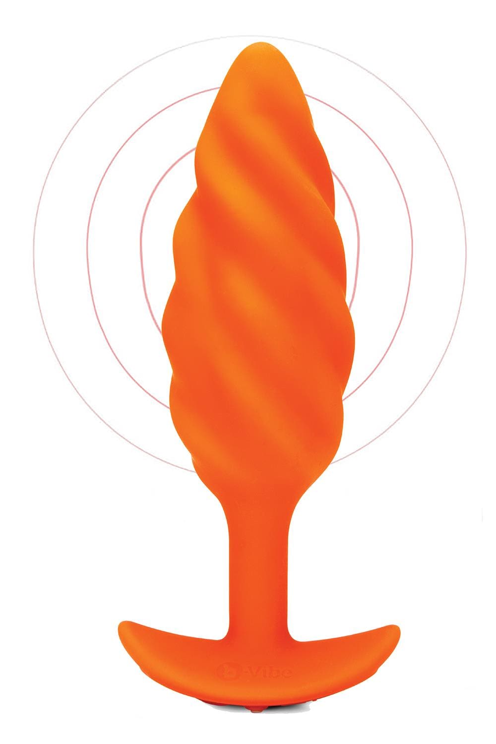 Korek analny Swirl Texture Plug Orange b-Vibe 4 Korek analny Swirl Texture Plug Orange b-Vibe