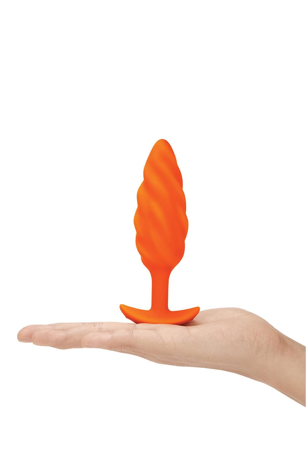 Korek analny Swirl Texture Plug Orange b-Vibe 6 Korek analny Swirl Texture Plug Orange b-Vibe