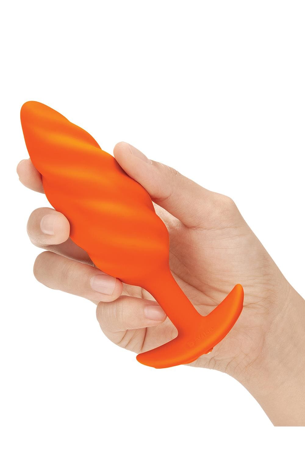 Korek analny Swirl Texture Plug Orange b-Vibe 7 Korek analny Swirl Texture Plug Orange b-Vibe