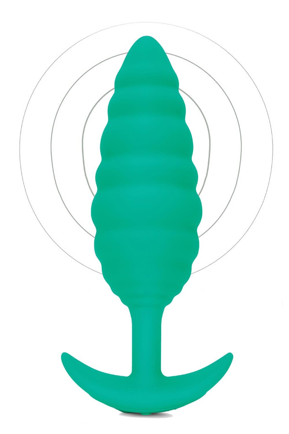 Korek analny Twist Texture Plug Green b-Vibe 4 Korek analny Twist Texture Plug Green b-Vibe
