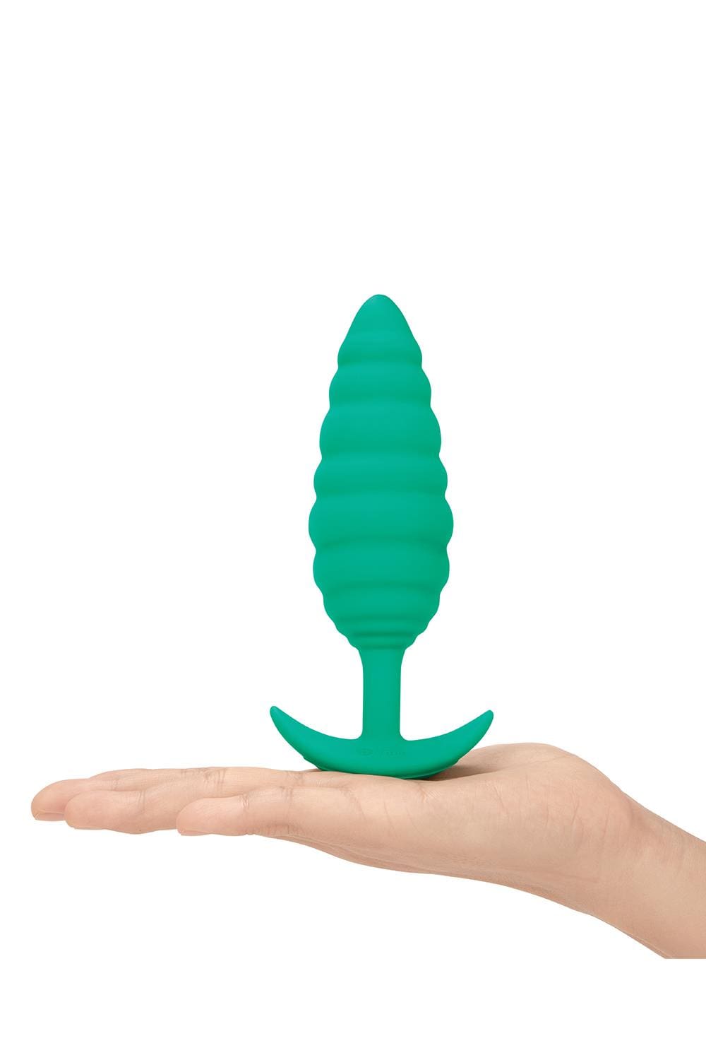 Korek analny Twist Texture Plug Green b-Vibe 6 Korek analny Twist Texture Plug Green b-Vibe