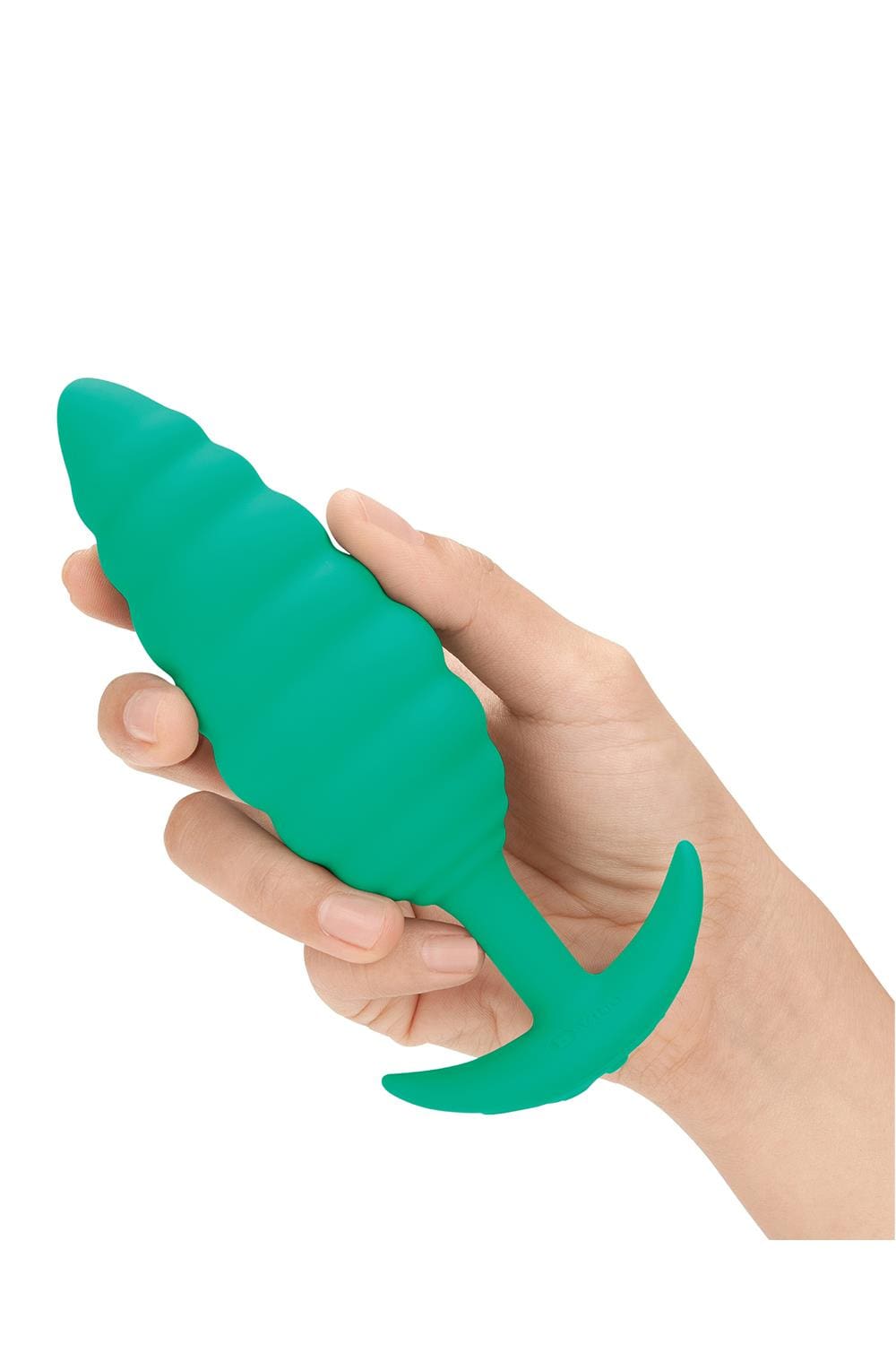 Korek analny Twist Texture Plug Green b-Vibe 7 Korek analny Twist Texture Plug Green b-Vibe