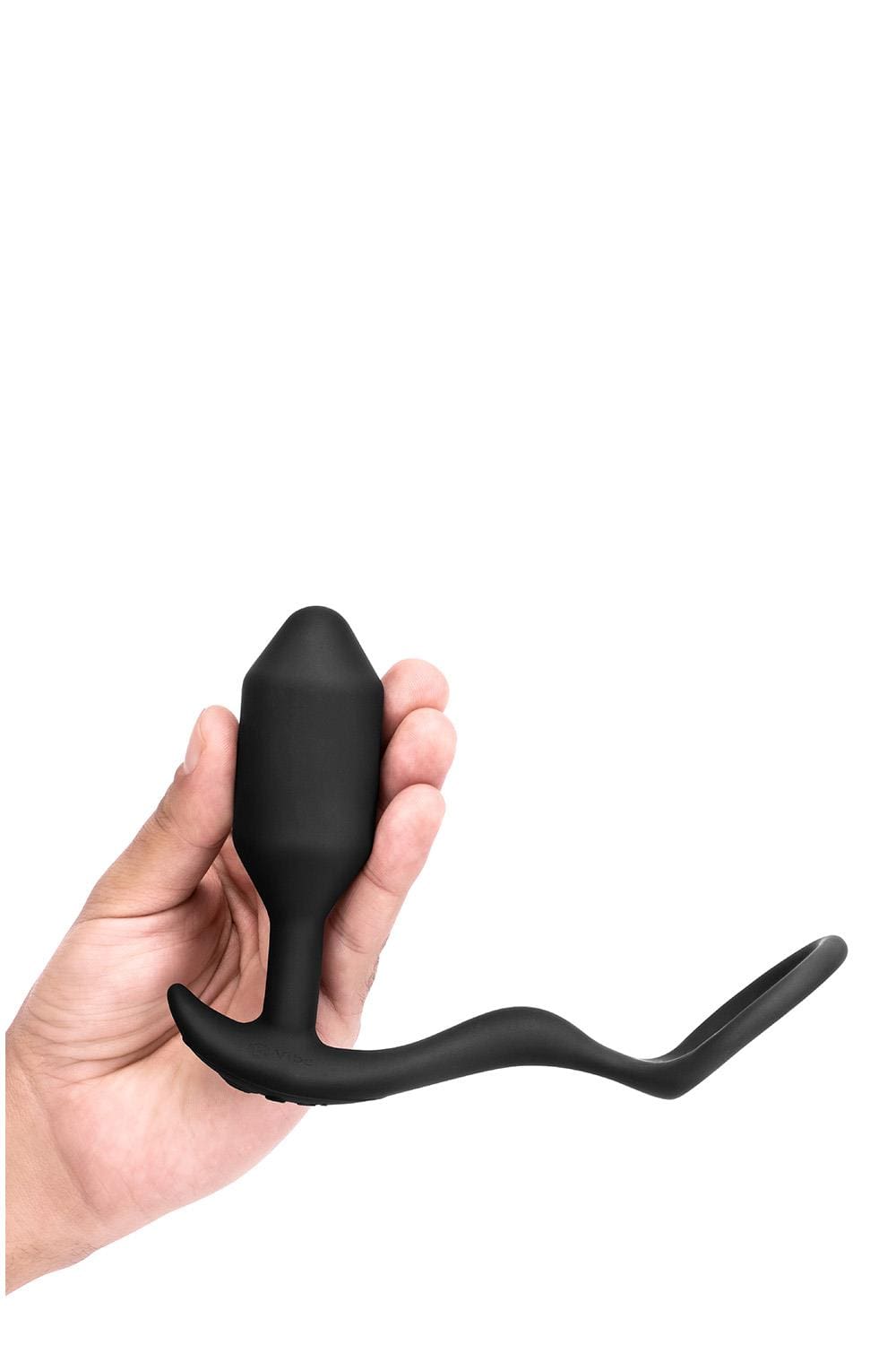 Korek analny Vibrating Snug & Tug M Black b-Vibe 5 Korek analny Vibrating Snug & Tug M Black b-Vibe