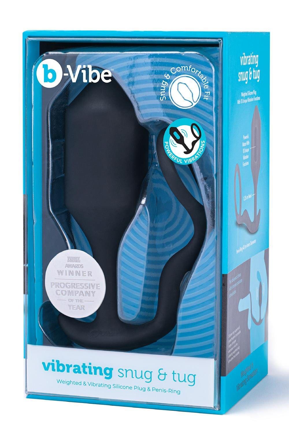 Korek analny Vibrating Snug & Tug Xl Black b-Vibe 8 13964 1