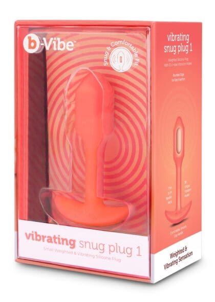 Korek analny Vibrating Snug Plug 1 Orange b-Vibe