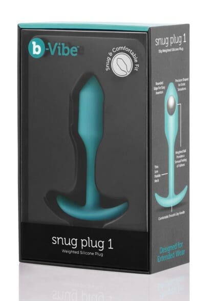 Korek analny Snug Plug 1 Mint b-Vibe 15 Korek analny Snug Plug 1 Mint b-Vibe