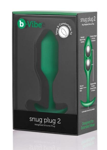 Korek analny Snug Plug 2 Green b-Vibe