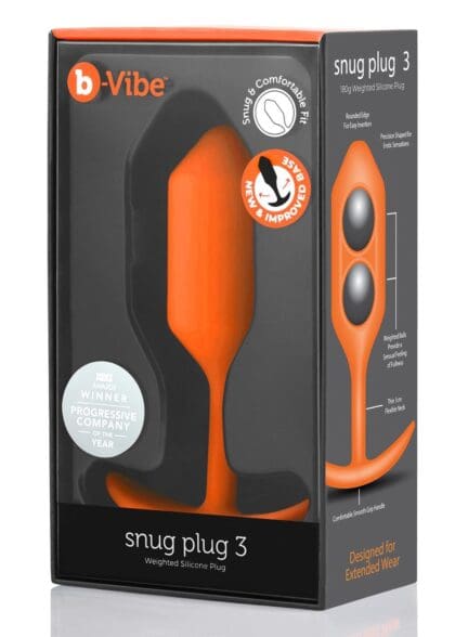 Korek analny Snug Plug 3 Orange b-Vibe