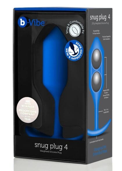 Korek analny Snug Plug 4 Navy b-Vibe