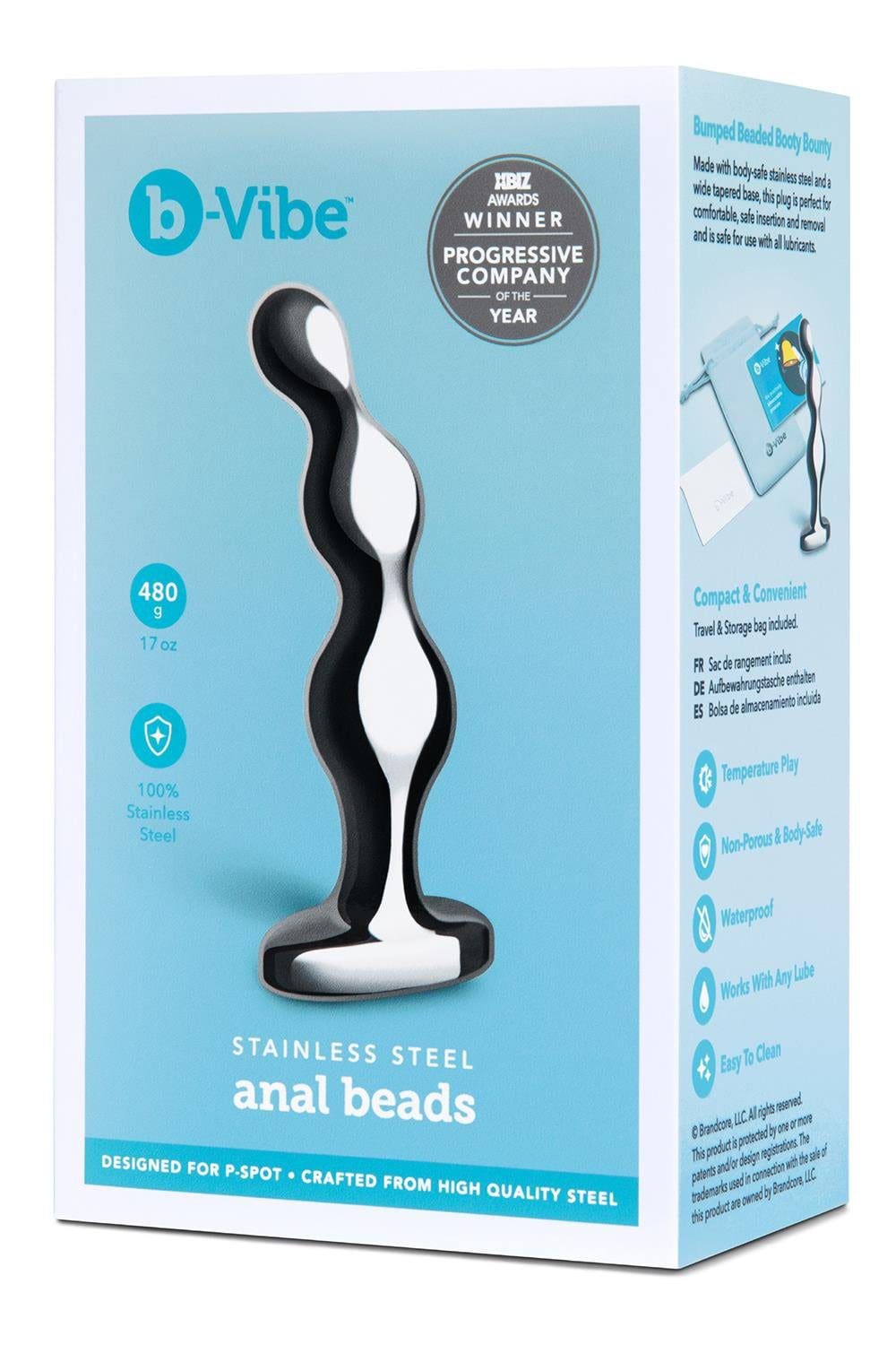 Koraliki analne Stainless Steel Anal Beads b-Vibe