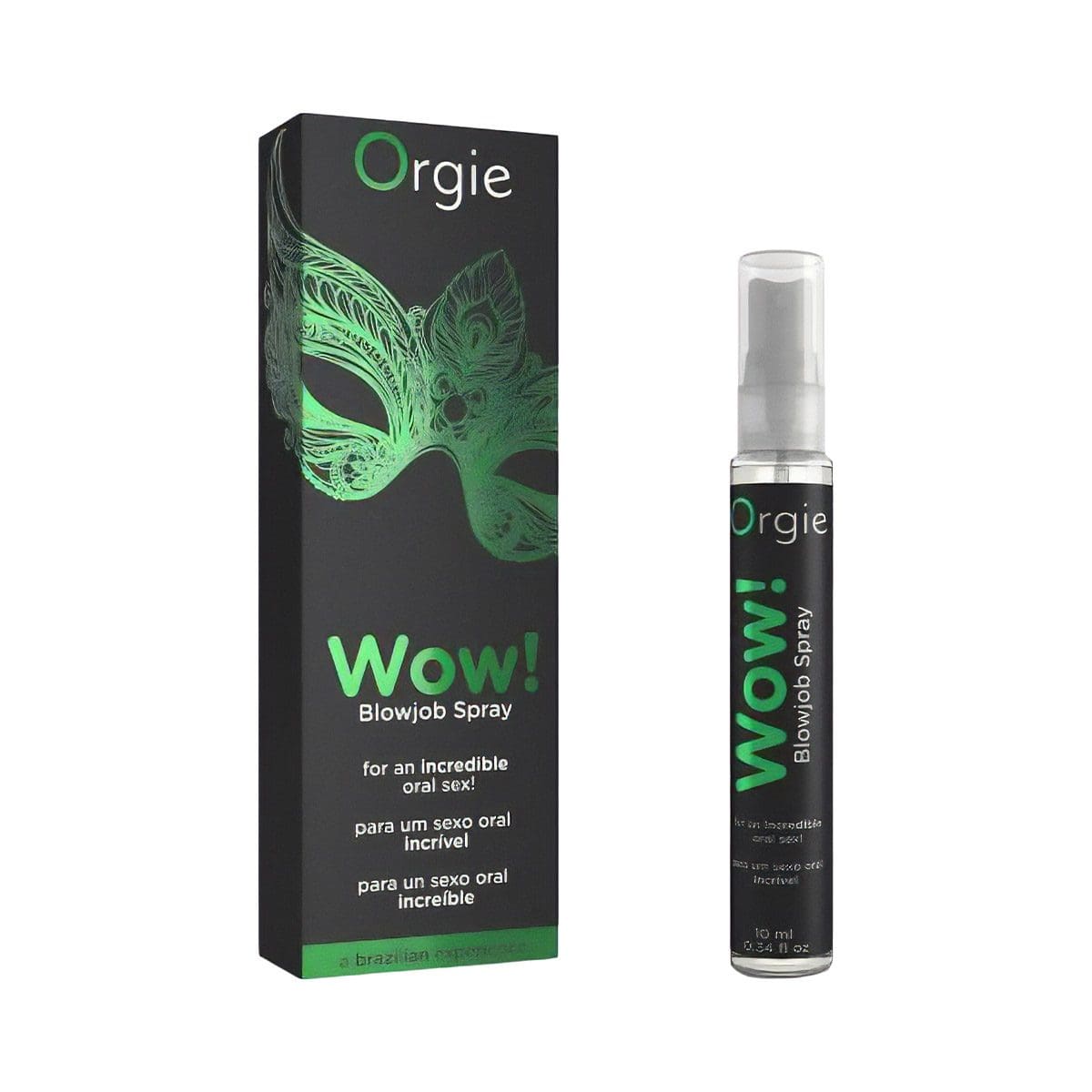 Spray Oralny Wow! Blowjob Spray 10 Ml Orgie 10 Spray do seksu oralnego Wow! Blowjob Spray 10 Ml Orgie