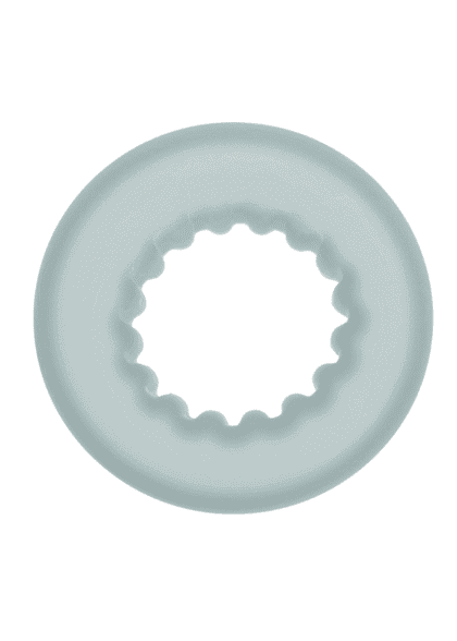 Pierścień erekcyjny Axis Rib Griphold Cockring Ice Clear Oxballs