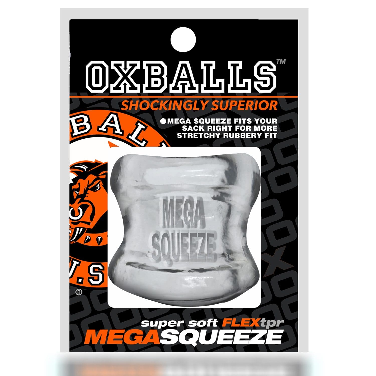 Rozciągacz jąder Mega Squeeze Ergofit Ballstretcher Oxballs 5 Rozciągacz jąder Mega Squeeze Ergofit Ballstretcher Oxballs
