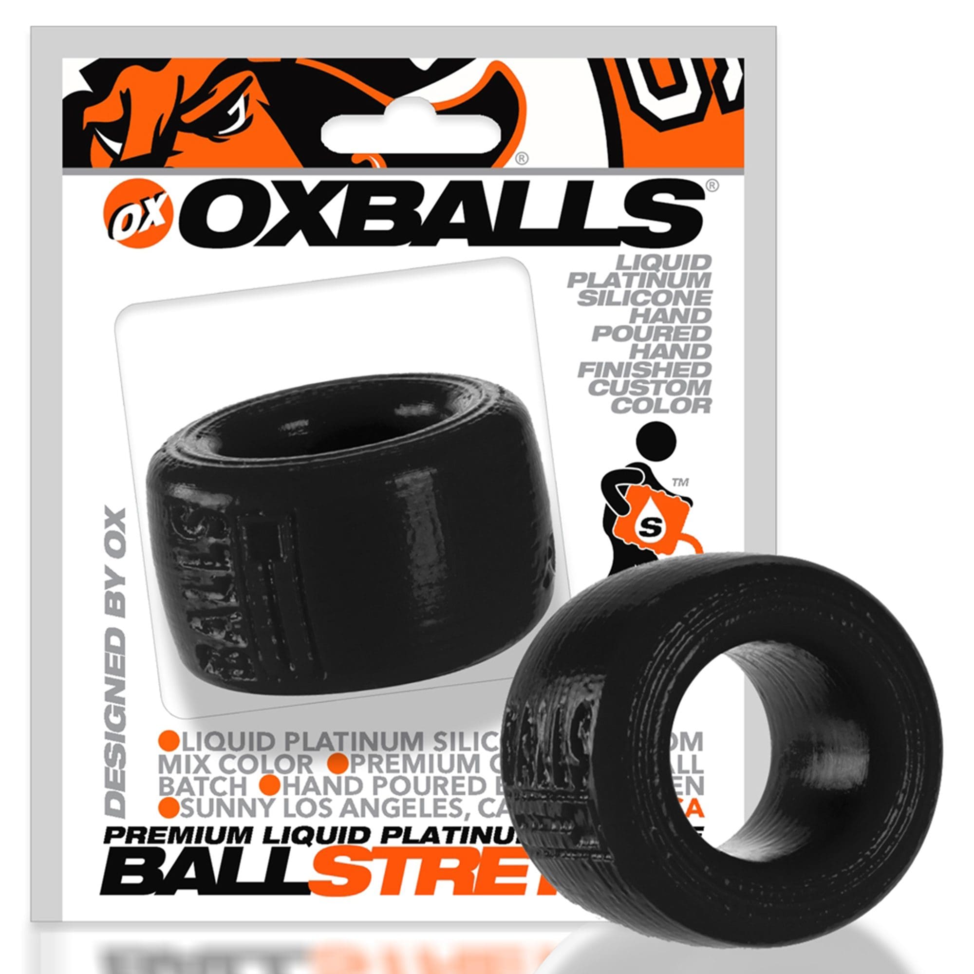 Rozciagacz Jąder Balls-T Ballstretcher Black Oxballs 6 Rozciagacz Jąder Balls-T Ballstretcher Black Oxballs