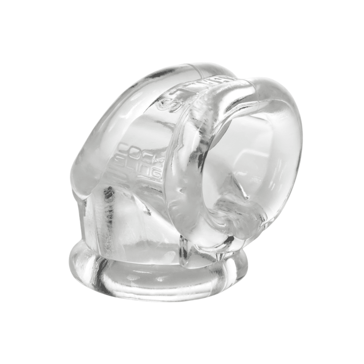 Pierścień na penisa i jądra Oxsling Cocksling Clear Oxballs