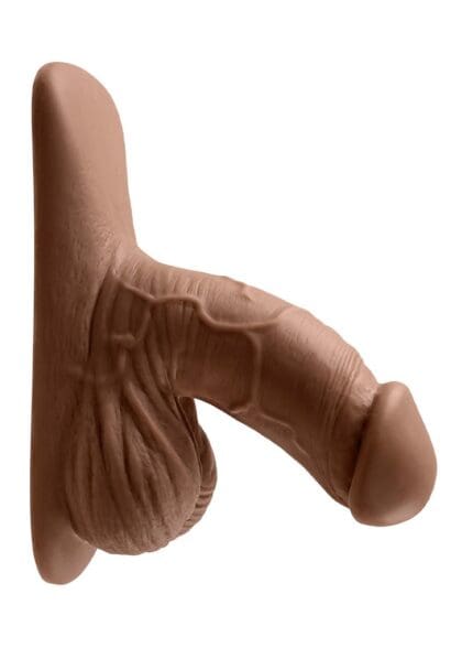 Fantom Penisa 4 Inch Silicone Packer Dark Gender X